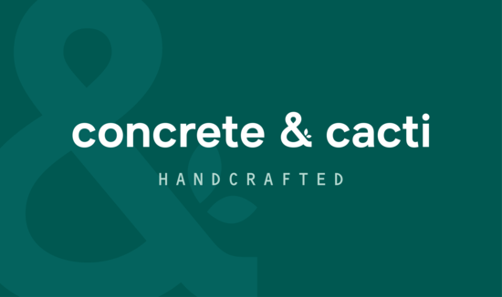 Concrete & Cacti Banner
