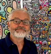 Scott Walker, illustrator and founder of Up Against The Wall.