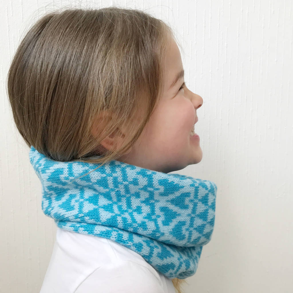 Childrens Knitted Lambswool Snood