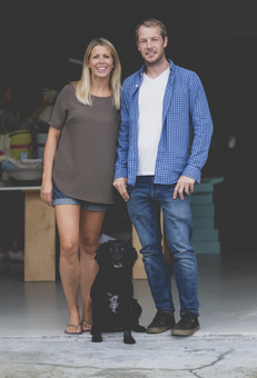 Atlantic Blankets owners Gemma and Alistair Graham