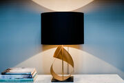 Gold table lamp