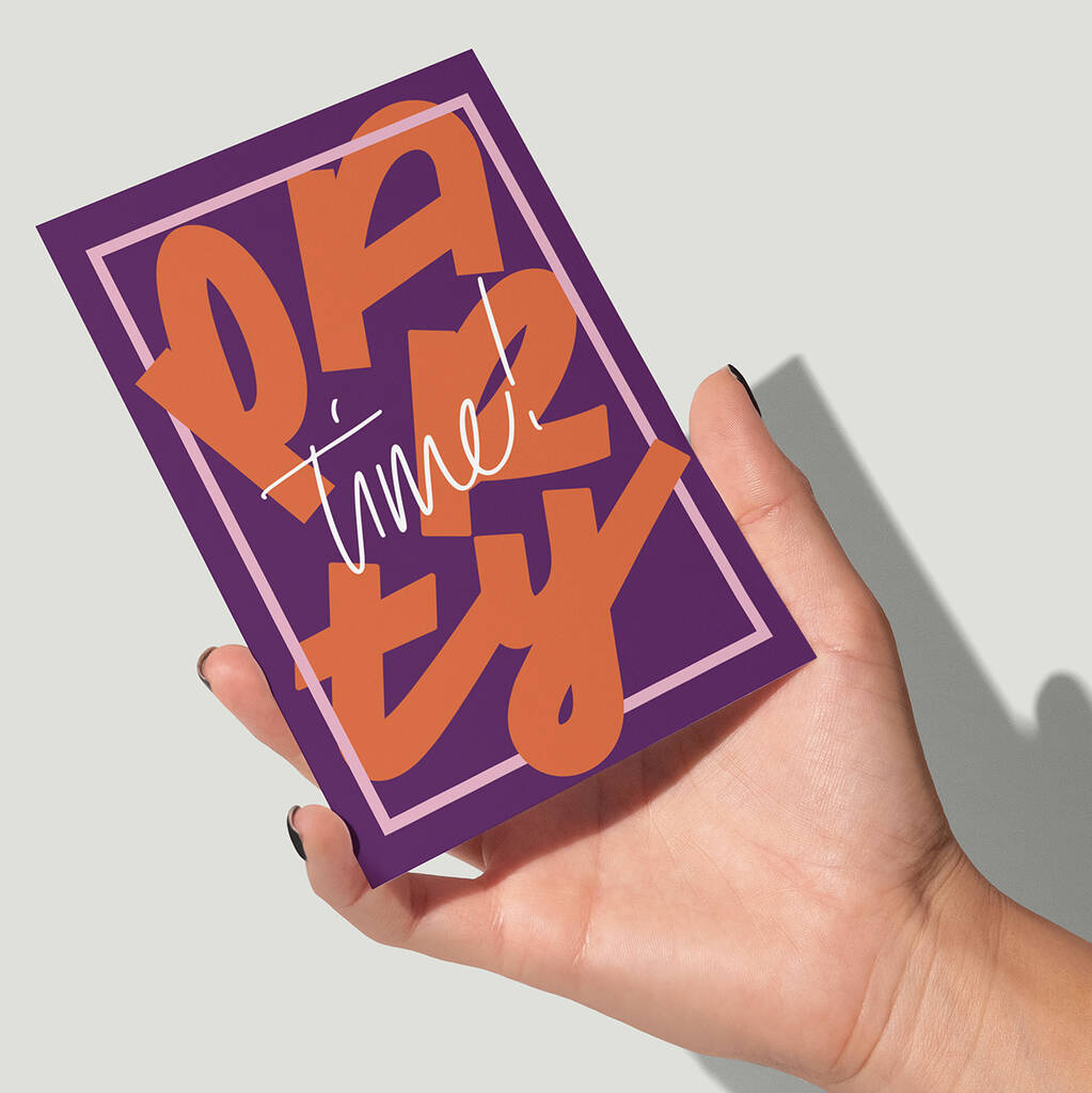 'Let's Party' Celebration Card