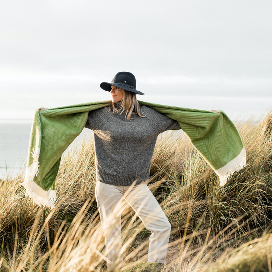 Blankets inspired by the coast of Cornwall