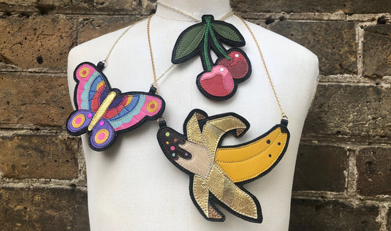 Jo Gill leather necklaces