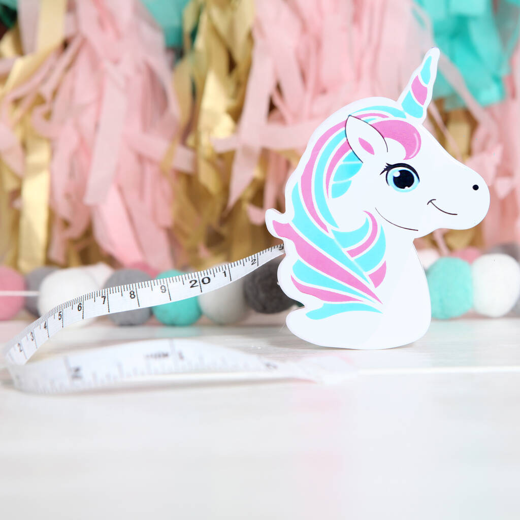 Unicorn Shaped Tape Measure