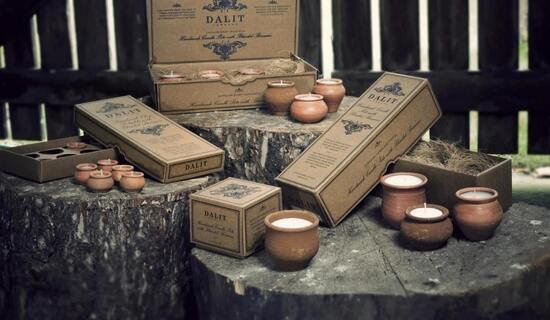 Hand-Crafted Clay Candles