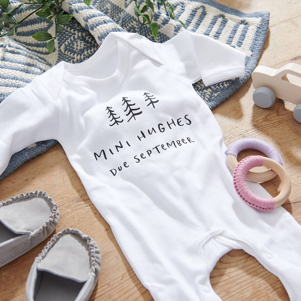 Personalised Baby Sleepsuit