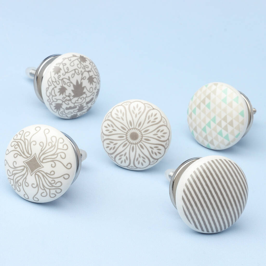 Success Ceramic Door Knobs Cupboard Drawer Door Handles  