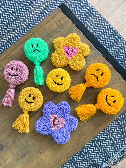 made by busby smilies & flowers