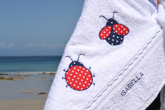 Personalised beach towel