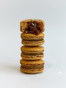 Indulgent Salted Caramel Macaron tower