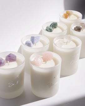 Arora London range of crystal candles