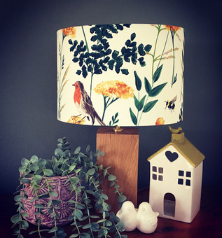Floral Lined Lampshades