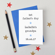 1st father's Day Card