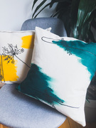 hand painted cushions 