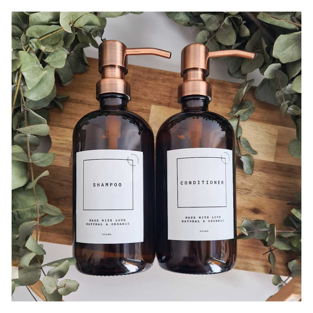 Personalised Bottles For Shampoo, Conditioner, Etc