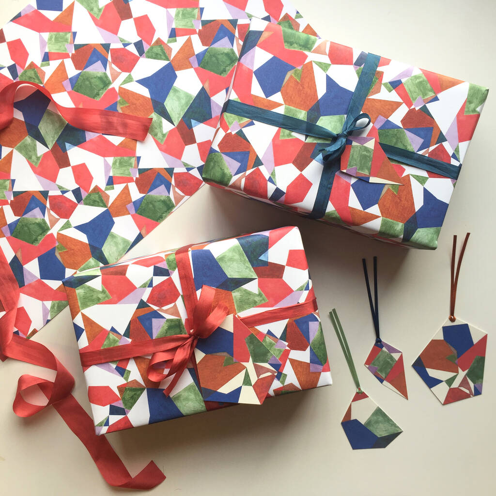 Gift Wrapping Paper Ubiquity Geometric