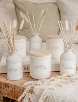 Kansla candles and reed diffusers