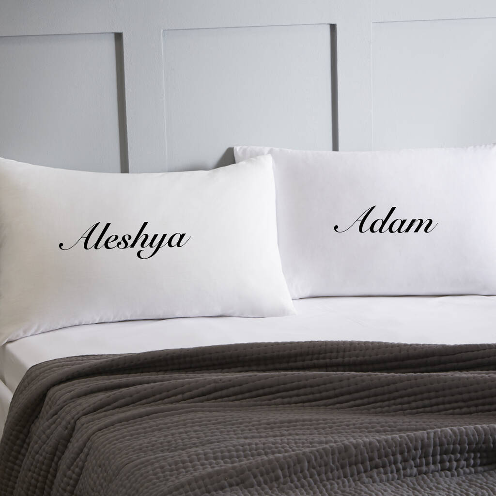 Personalised Name Pillowcases