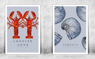 NEW Lobster Love art print