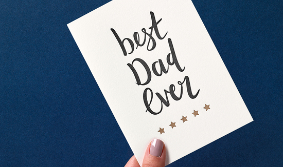 Best dad ever father's day card