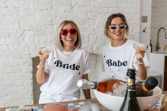 Bride and Babe Wedding Hen Party T shirts