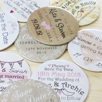 Personalised Save the Date Magnets