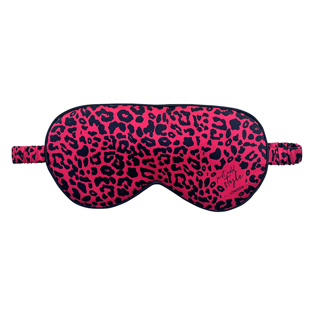 Catnap Silk Sleep Mask Raspberry