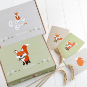 Eco-friendly gift boxes and gift cards by Cotswold Baby Co.