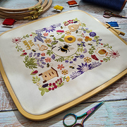 Stitchdoodles Summer embroidery pattern kit