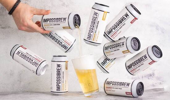 Impossibrew Cans Banner