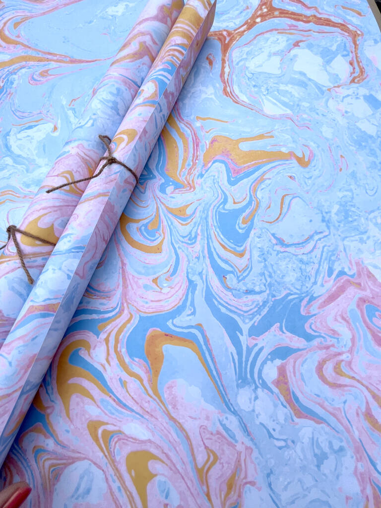 Marbled Wrapping Paper