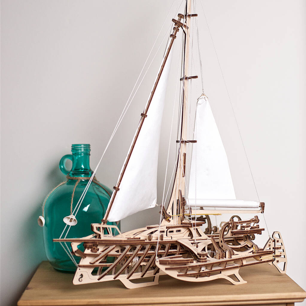 Trimaran Merihobus Build Your Own Boat By Ugears  