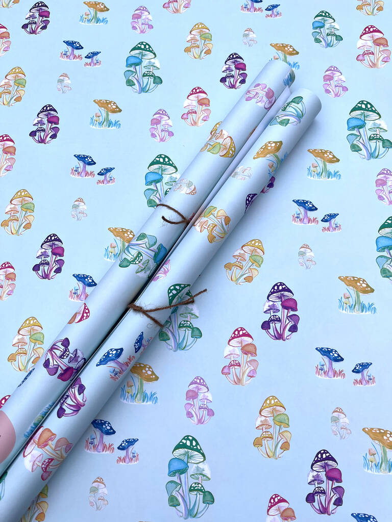 Mushroom Wrapping Paper