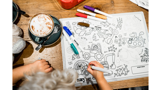 Reusable Silicone Colouring Mat