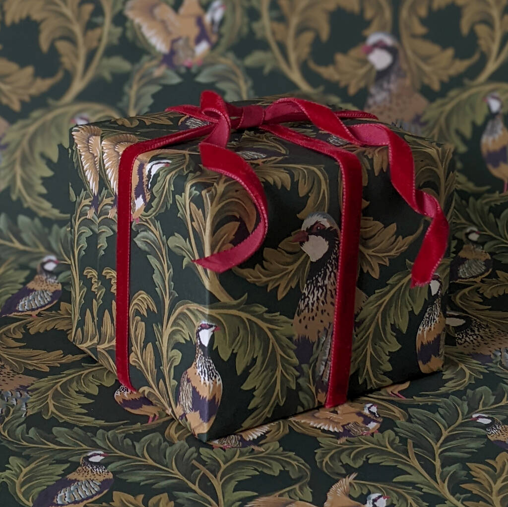 Partridge Wrapping Paper