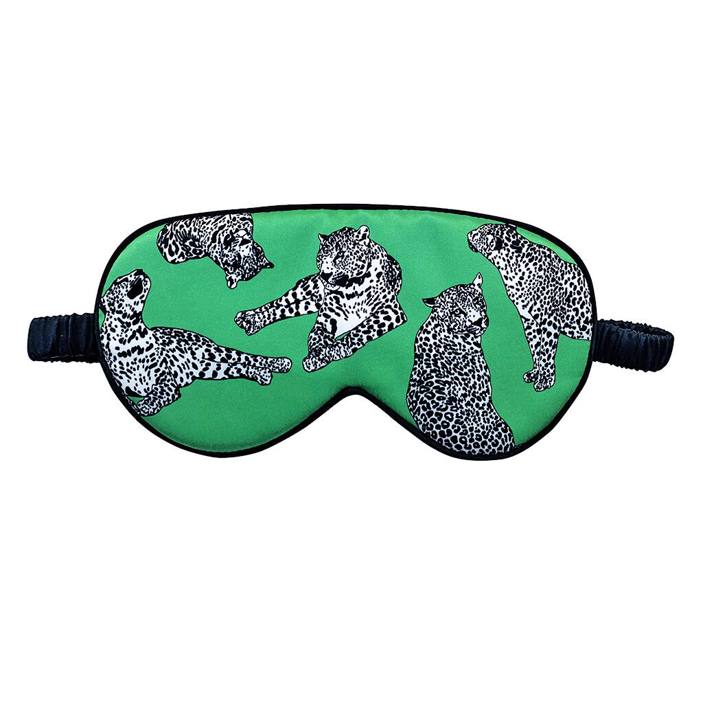 Catnap Silk Sleep Eye Mask Green