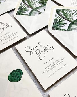 Save the Date & envelope liners