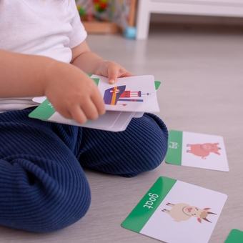 Toddler Flashcards - Farm Animals and Transport