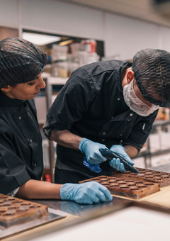 Autistic employees at chocolatier Harry Specters