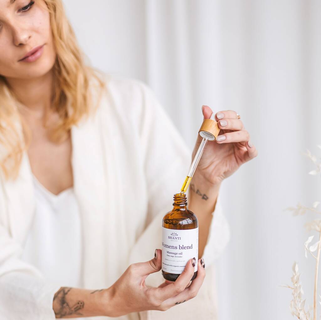 Organic Massage Carrier Oil Scented With Essential Oils