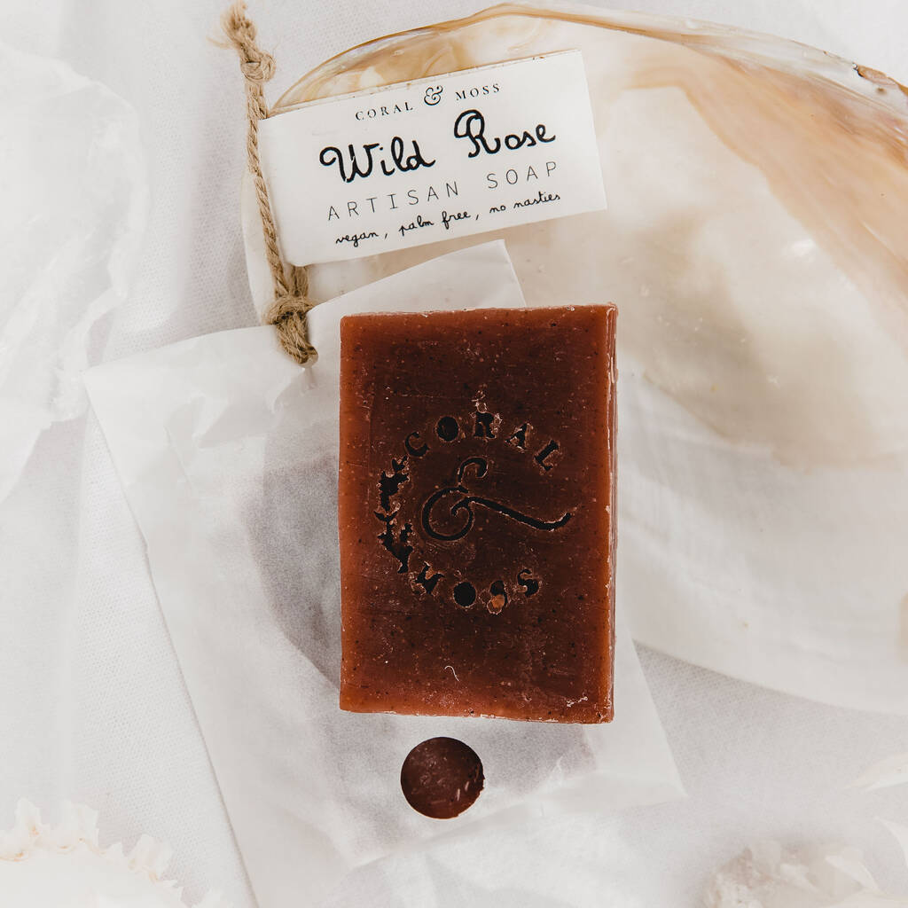 Artisan Wild Rose Soap Bar