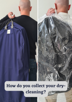 Drop, Collect and store your clothes plastic-free
