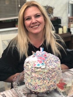 My daughters made my Birthday cake! Of course they used Sprinkles from our own collection