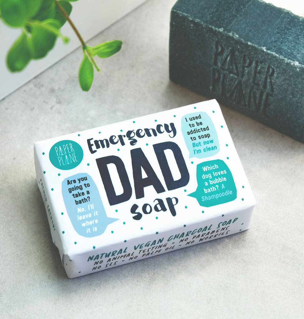 Emergency Dad Soap 100% Natural Vegan Soap Bar  