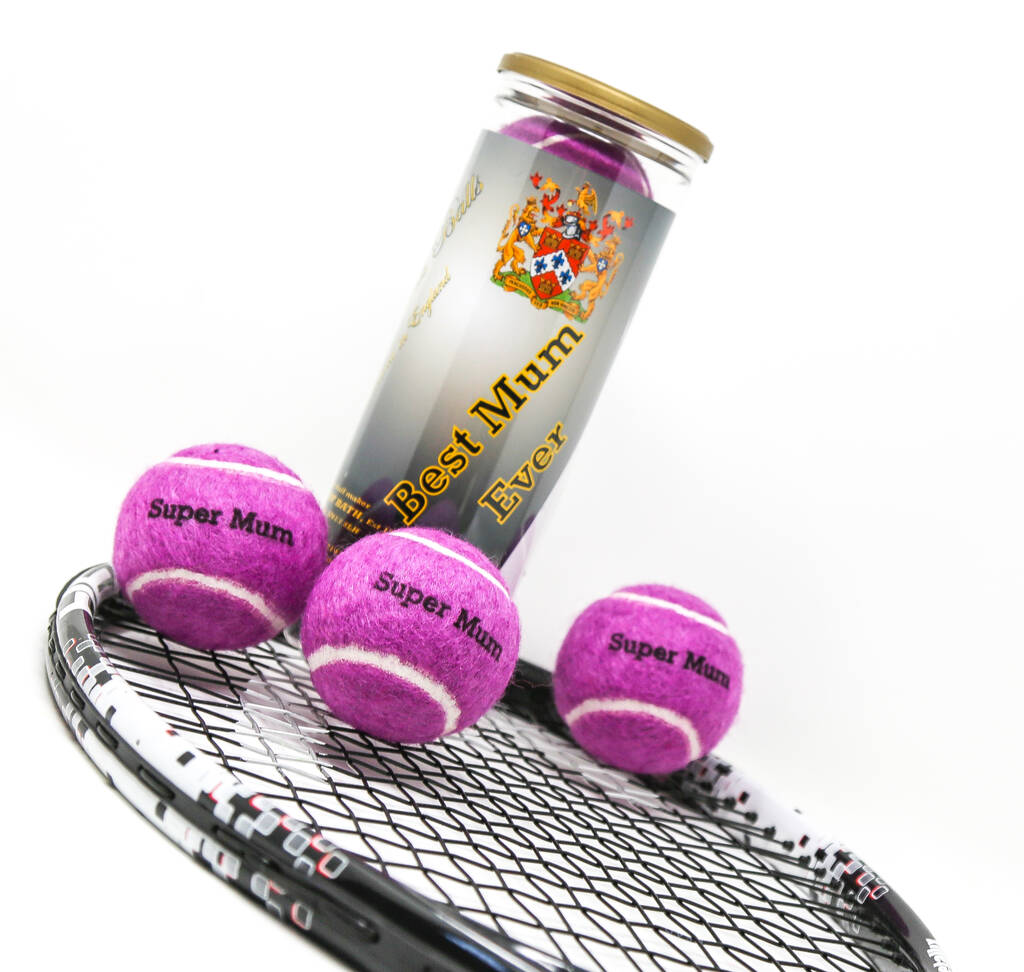 Mum Special Message Tennis Balls