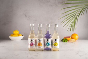 Image of 4 PiQi water kefir bottles 