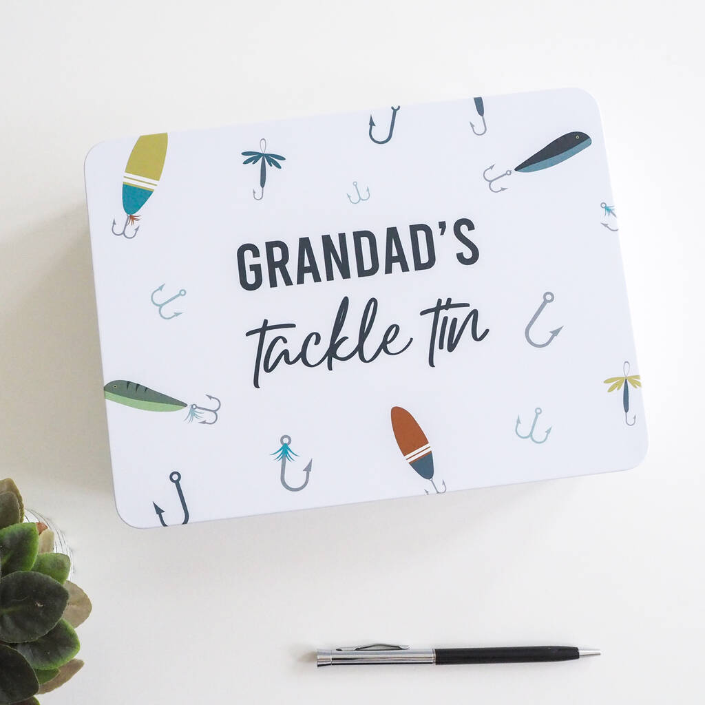 Personalised Tackle Fishing Tin