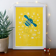 Entomologist A3 art print