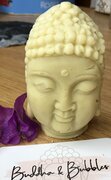 Handmade Buddha Head Oat Milk & Oats Cold Process Soap